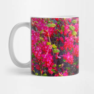 Red Flowers Nature Landscape Photography Mug